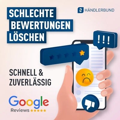 Bewertungen löschen powered by Händlerbund - Google