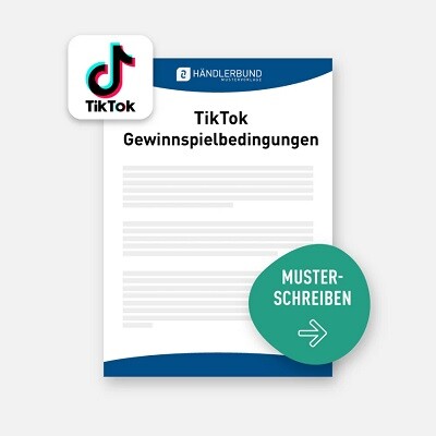 Gewinnspielbedingungen TikTok